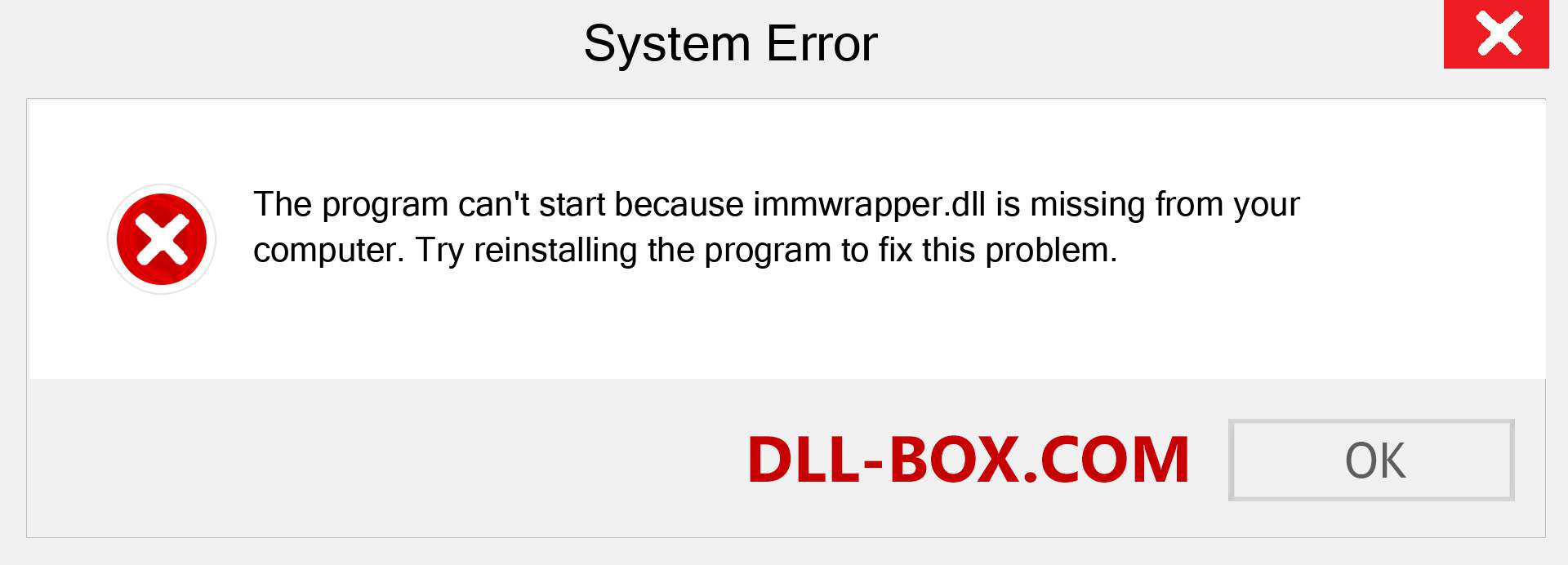  immwrapper.dll file is missing?. Download for Windows 7, 8, 10 - Fix  immwrapper dll Missing Error on Windows, photos, images